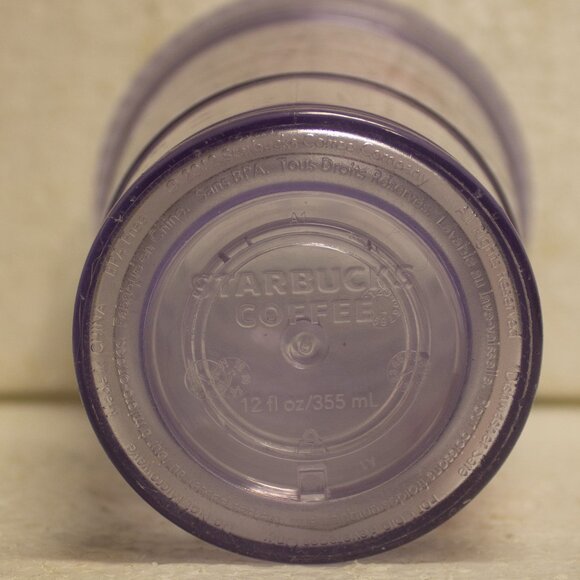 Starbucks 2012 Double Walled Winter Holiday Red Fox Clear Tumbler (no straw) - Picture 6 of 7